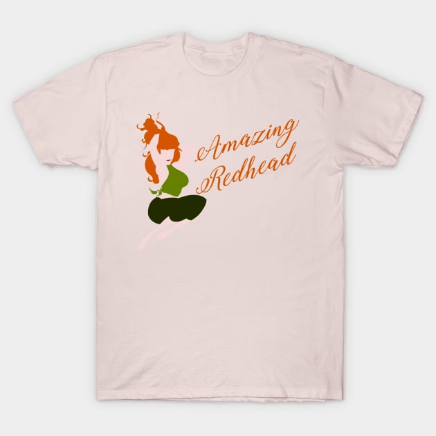 Amazing Redhead T-Shirt by jintetsu